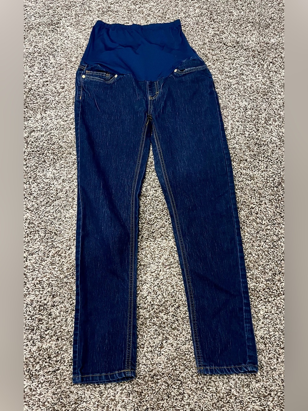 Rumor Has It Maternity Jeans Size M Dark Wash Stretch Denim Pull-On